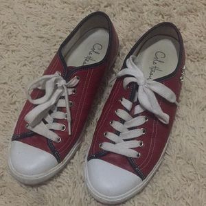 Cole Haan Air Laurie Red Leather sneakers!